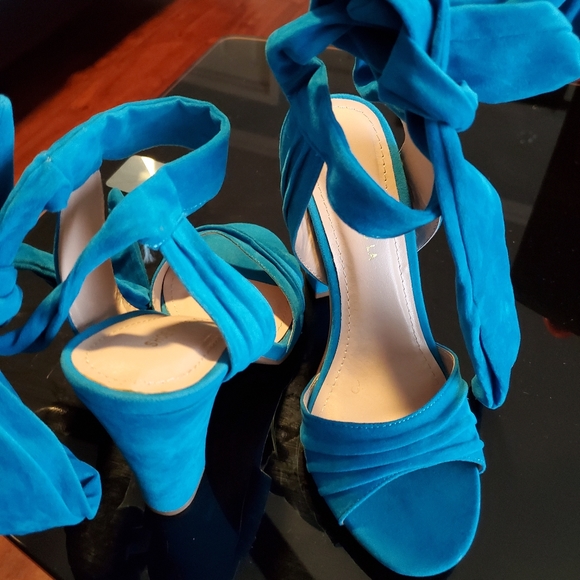 Shoes - Turqouise Sandals Shoes - Turqouise Sandals